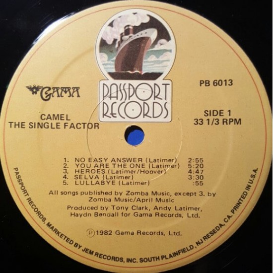 Camel - The  Single Factor