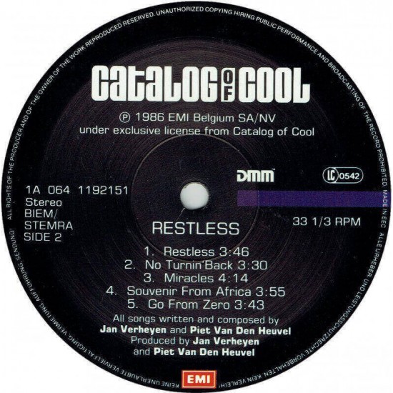 Catalog Of Cool – Restless