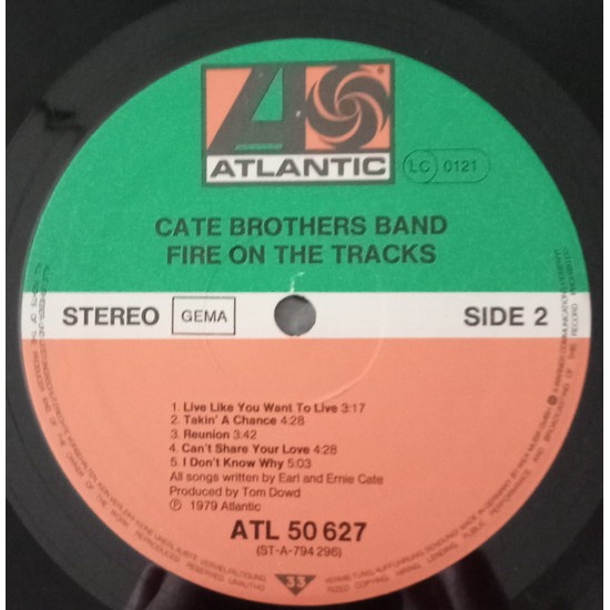 Cate Bros. Band - Fire On The Tracks