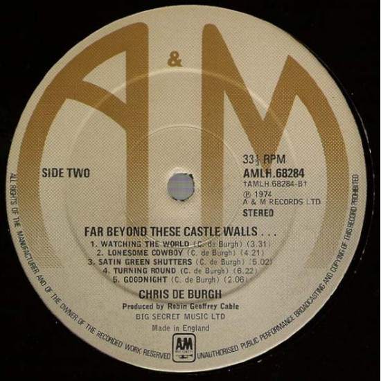 Chris De Burgh - Far Beyond These Castle Walls