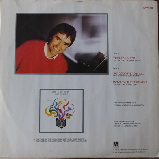 Chris De Burgh - Lady In Red - Maxi Single