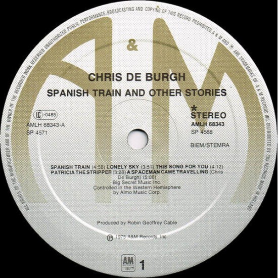 Chris De Burgh - Spanish Train And Other Stories