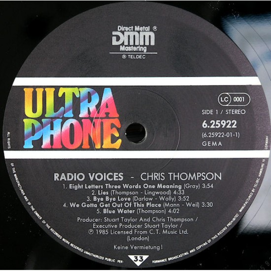 Chris Thompson - Radio Voices (Featuring: Brain May)