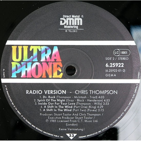 Chris Thompson - Radio Voices (Featuring: Brain May)