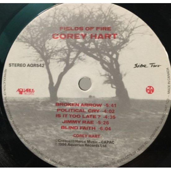 Corey Hart - Fields Of Fire