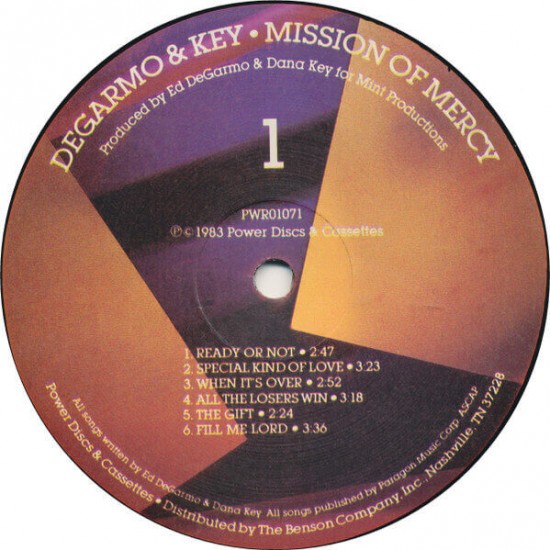DeGarmo & Key - Mission Of Mercy