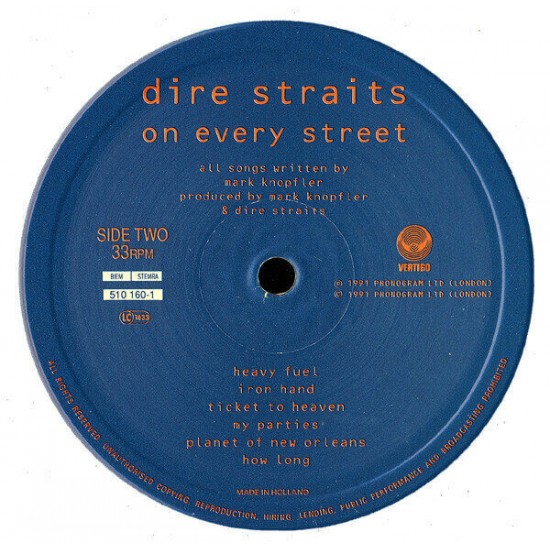 Dire Straits - On Every Streets