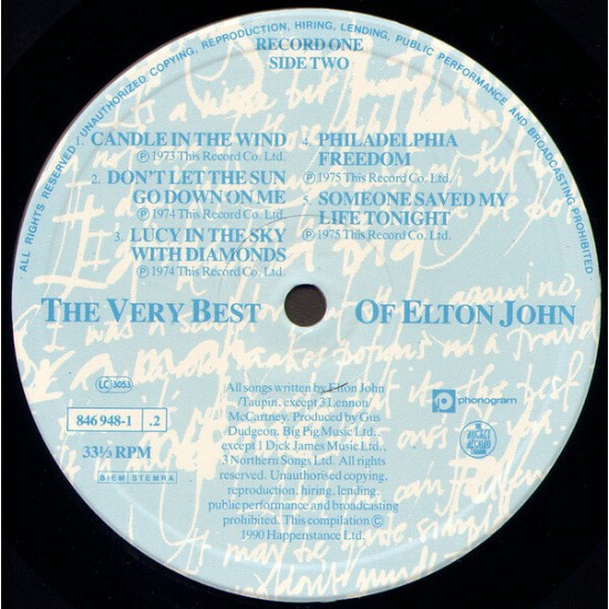 Elton John - The Very Best Of Elton John