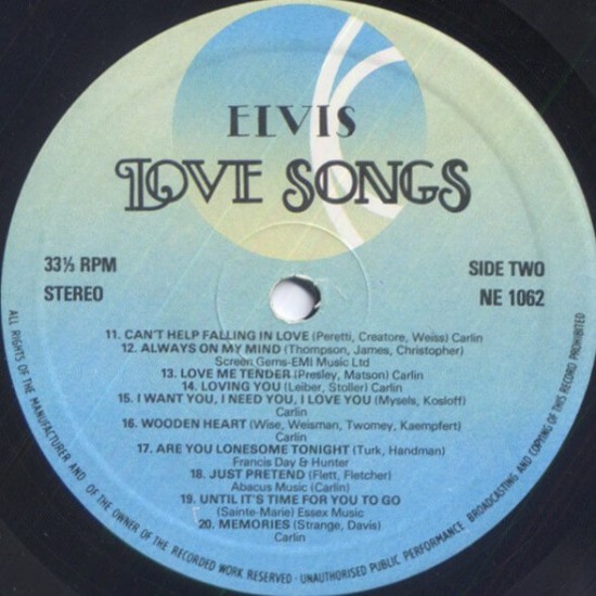 Elvis - Love Song