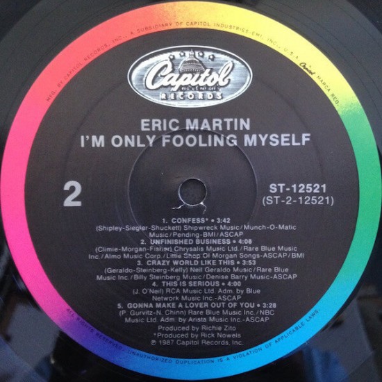 Eric Martin - Im Only Fooling Myself