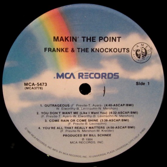 Franke And The Knockouts - Makin The Point