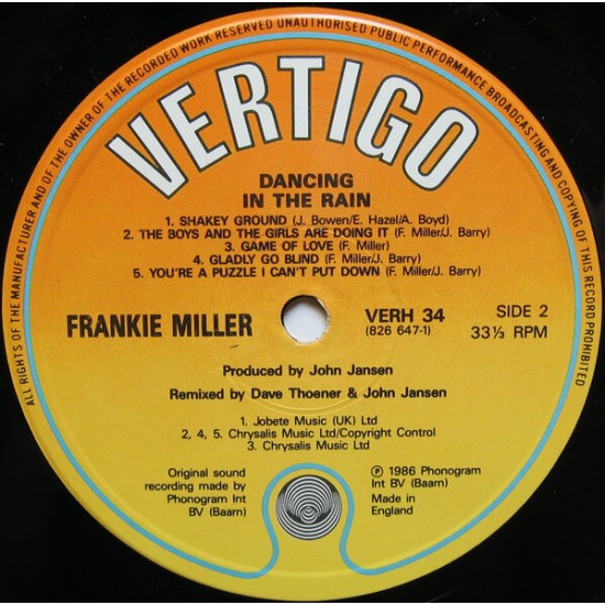 Frankie Miller - Dancing In The Rain