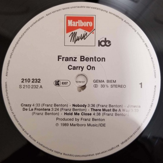 Franz Benton - Carry On