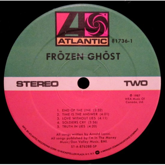 Frozen Ghost - Frozen Ghost