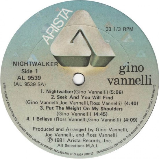 Gino Vannelli - Nightwalker
