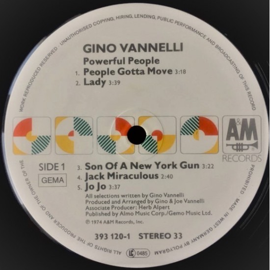 Gino Vannelli - Powerfull People