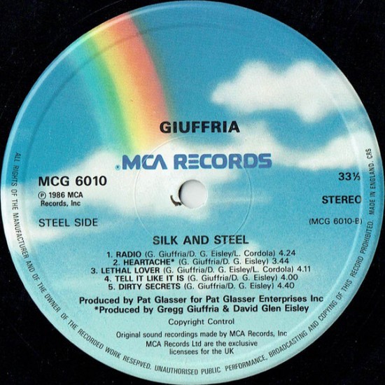 Giuffria - Silk Steel