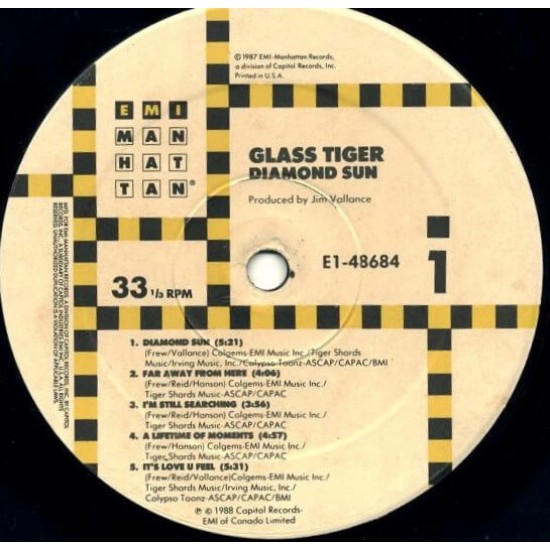 Glass Tiger - Diamond Sun