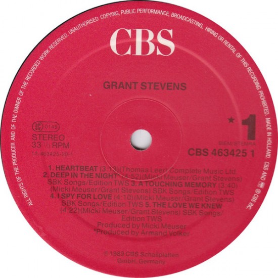 Grant Stevens - Grant Stevens