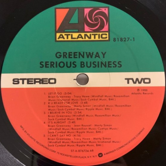 Greenway - Serious Business