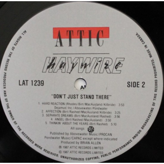 Haywire - Dont Just Stand There