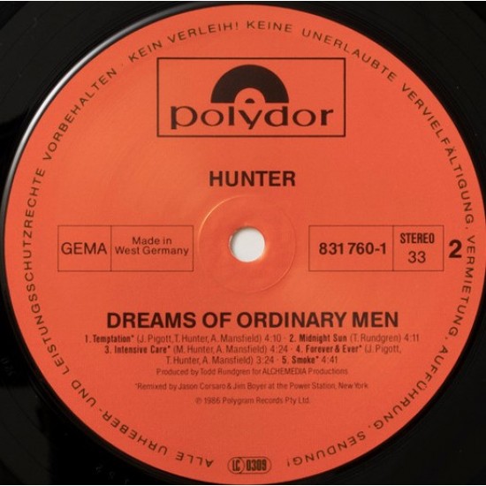 Hunter - Dreams Of Ordinary Man