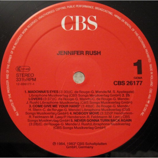 Jennifer Rush - Jennifer Rush