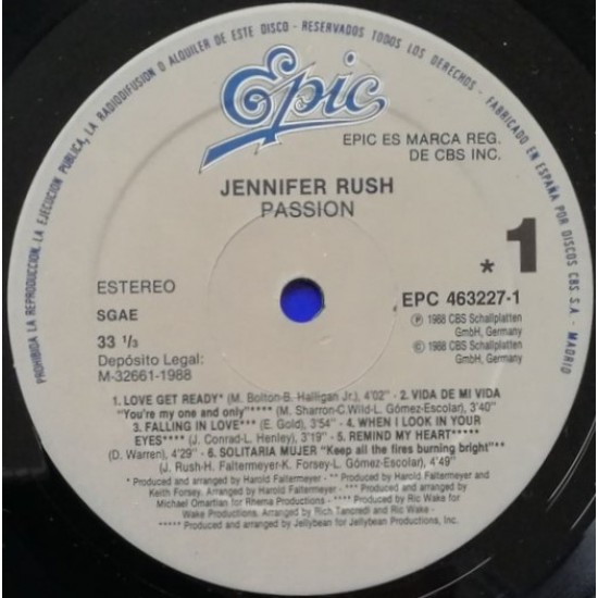 Jennifer Rush - Passion