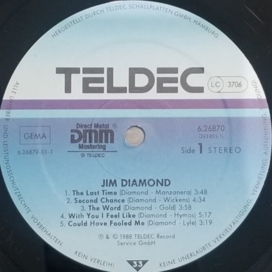 Jim Diamond - Jim Diamond