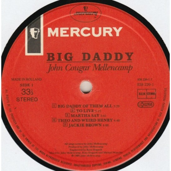 John Cougar Mellencamp - Big Daddy