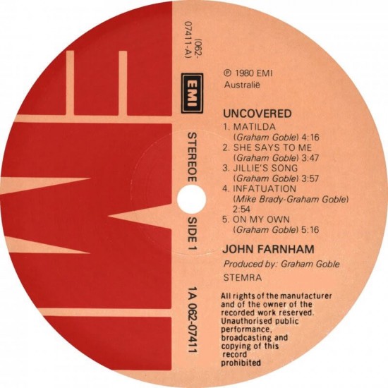 john Farnham - Uncovered