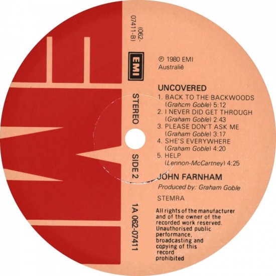 john Farnham - Uncovered