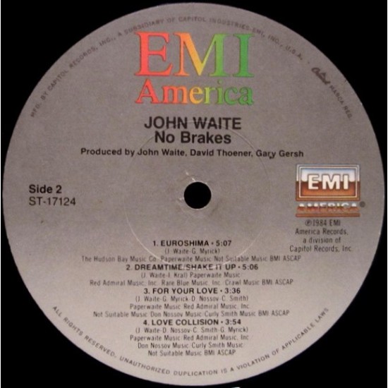 John Waite - No Brakes