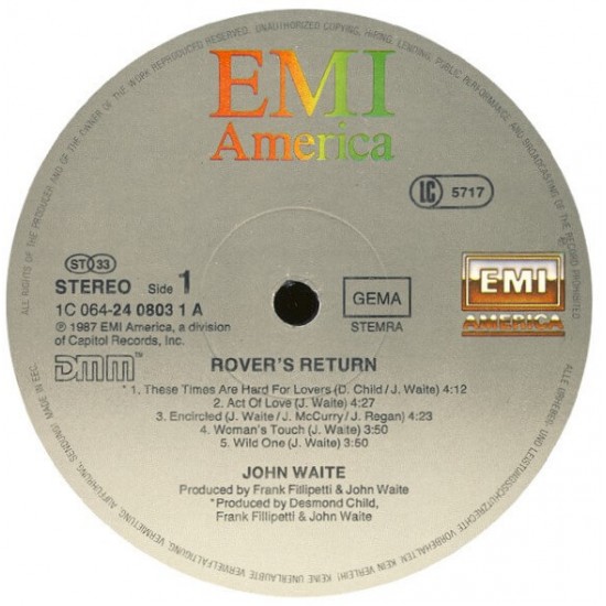 John Waite - Rovers Return