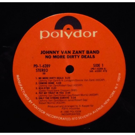 Johnny Van Zant Band - No More Dirty Deals