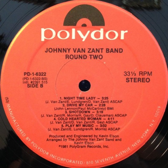 Johnny Van Zant Band - Round Two
