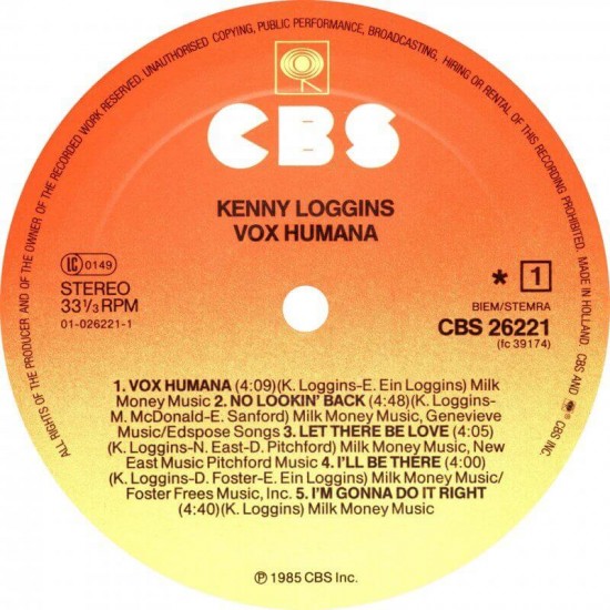 Kenny Loggins - Vox Humana