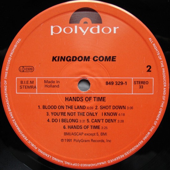 Kingdom Come - Hands Of Time