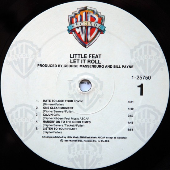 Little Feat - Let It Roll