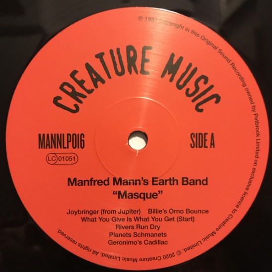 Manfred Manns Earth Band - Masque
