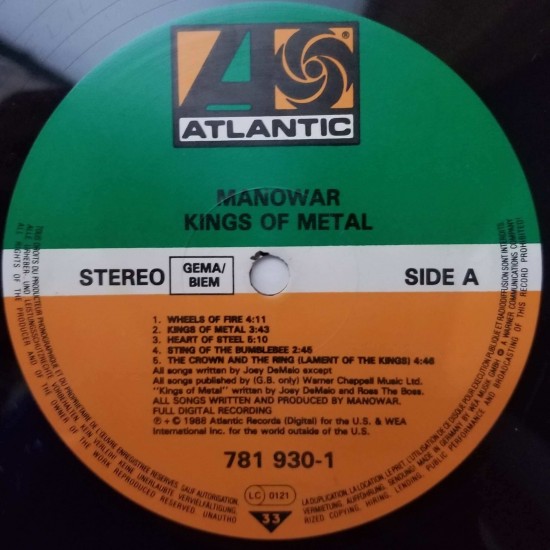 Manowar - Kings Of Metal