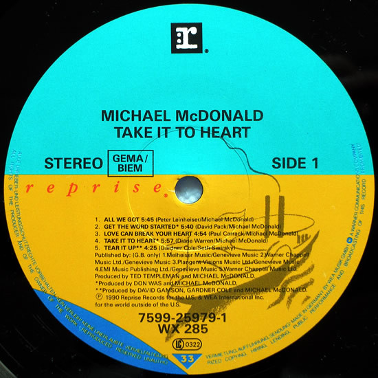 Michael Mcdonald - Take It To Heart