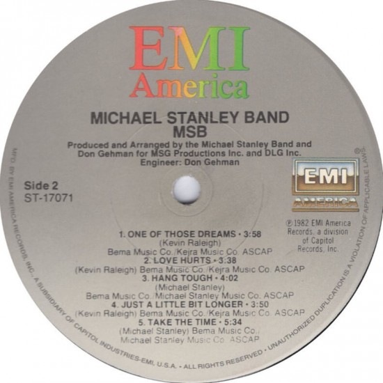 Michael Stanley Band - MSB