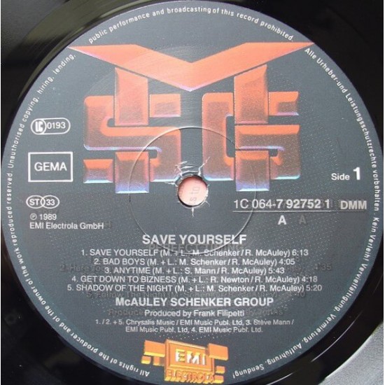 McAuley Schenker Group - Save Yourself