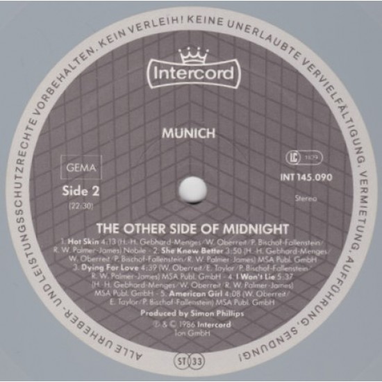 Munich - The Other Side Of Midnight