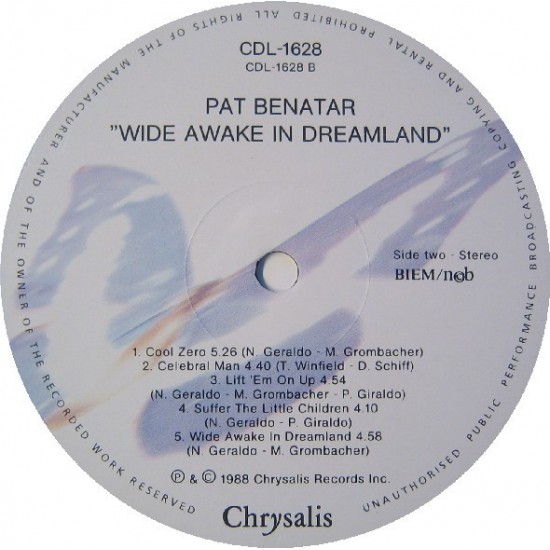 Pat Benatar - Wide Awake In Dreamland