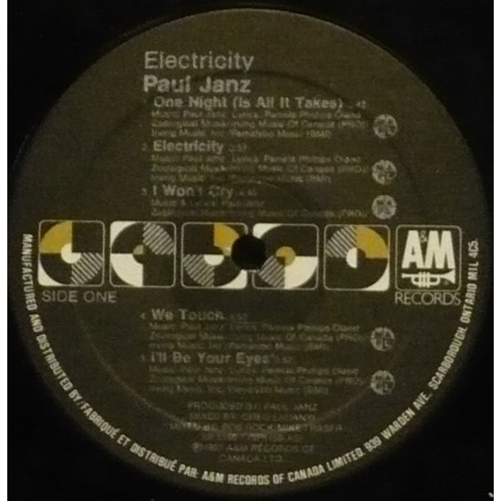 Paul Janz - Electricity