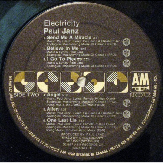 Paul Janz - Electricity