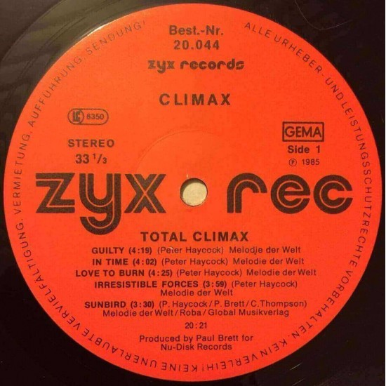 Pete Haycocks Climax - Total Climax