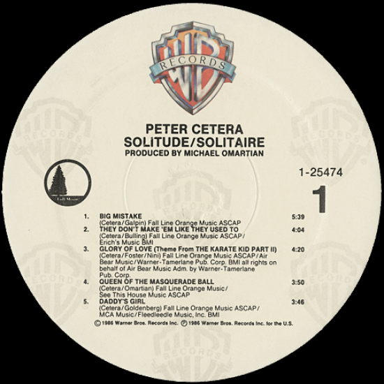 Peter Cetera - Solitude Solitarie